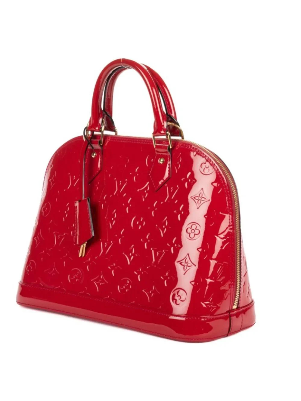 Louis Vuitton Alma Pomme D'amour Monogram Vernis Handbag
